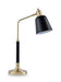 Clairwell - Metal Desk Lamp - Black / Gold Finish Signature Design by Ashley®