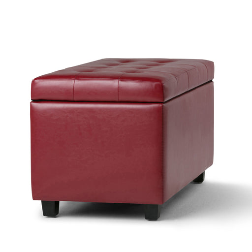 Cosmopolitan - Upholstered Storage Ottoman Simpli-Home