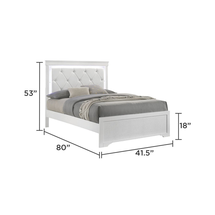 Blaze - Bedroom Set With LED Headboard Matrix Furniture Group