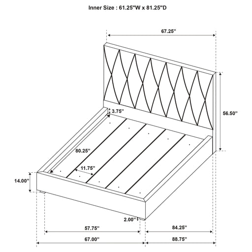 Germain - Platform Bed Furniture Max