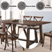 Kaelyn - Dining Table - Dark Oak ACME