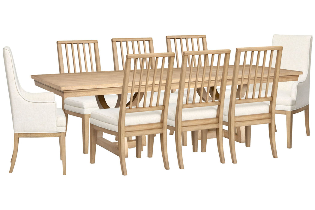 Coventry - Extendable Trestle Dining Table Set Magnussen Furniture