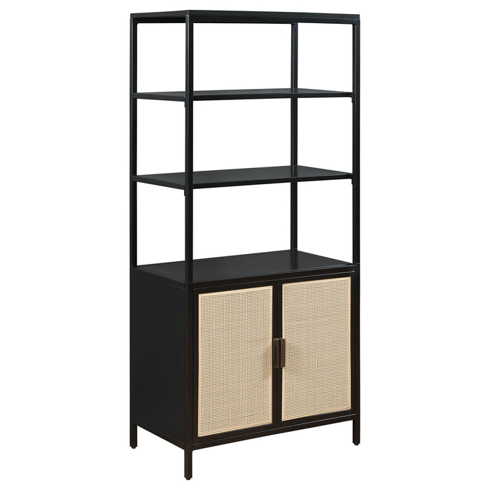 Kenneth - 3 Shelf Radio Weave Accent Cabinet