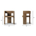 Avenel - Sculptural Block Accent Chair Jennifer Taylor Home