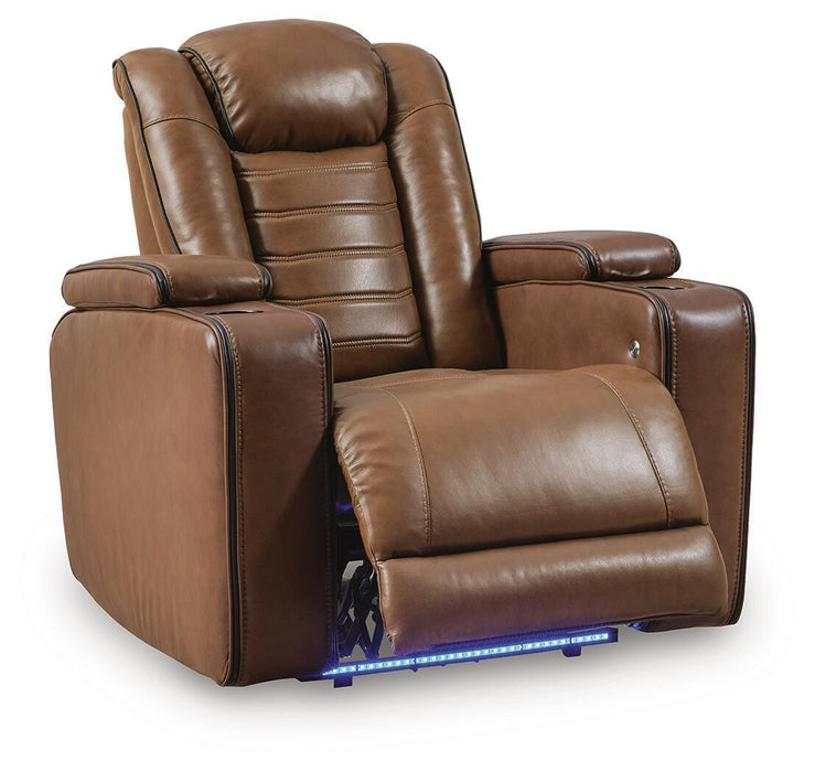 Gruaro - Power Recliner With Adjustable Headrest - Amber Signature Design by Ashley®