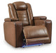 Gruaro - Power Recliner With Adjustable Headrest - Amber Signature Design by Ashley®