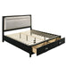 Opel - Storage Bed With LED Headboard Matrix Furniture Group