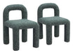 Arum - Dining Chair (Set of 2) - Snowy Green Zuo Modern