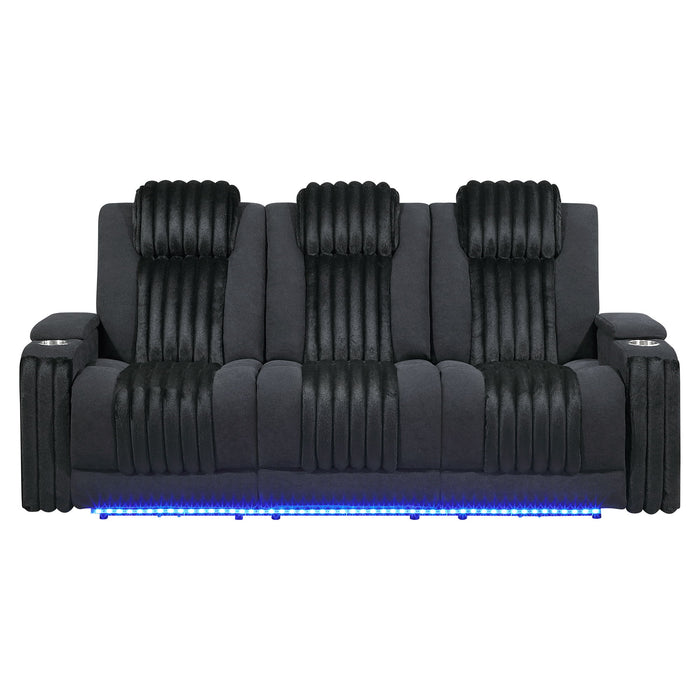 Duran - Power Reclining Set With Power Headrest Global Furniture USA