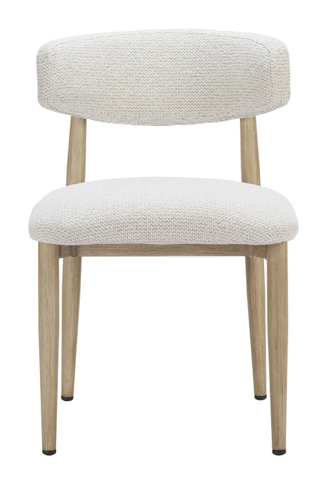 Bege - Outdoor Dining Chair - White Zuo Modern
