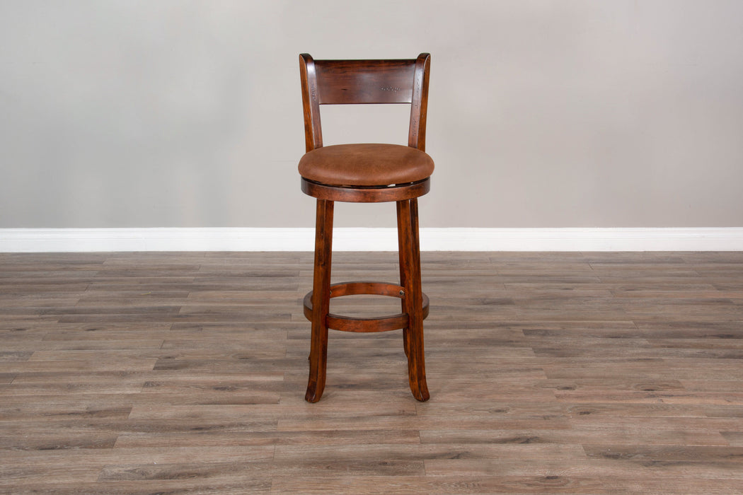 Santa Fe - Swivel Barstool With Cushion Seat & Back