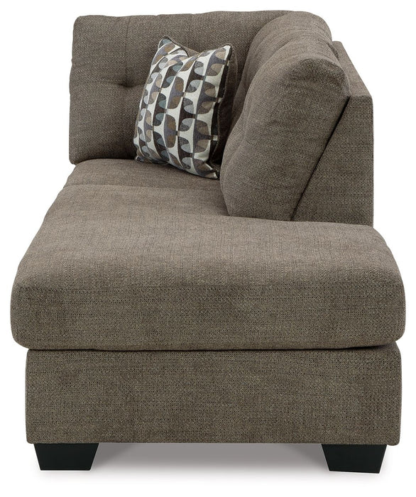 Mahoney - Raf Corner Chaise - Chocolate Signature Design by Ashley®