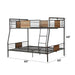 Brantley - Full Long / Queen Bunk Bed - Black Acme