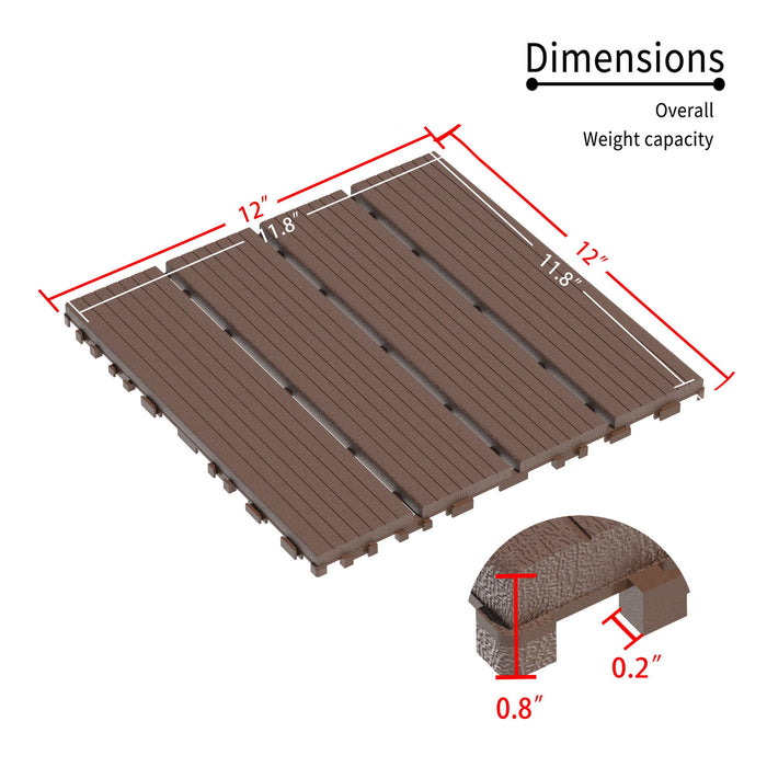 Interlocking Deck Tiles 44 Pack Daily Nest