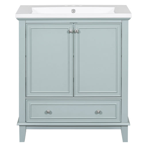 Modern Bathroom Vanity With Sink Combo, Multi Functional Cabinet With Doors And Drawer Hearth and Haven