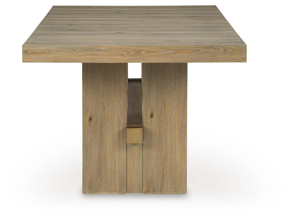 Lasinger - Rectangular Dining Room Extension Table - Light Brown Signature Design by Ashley®