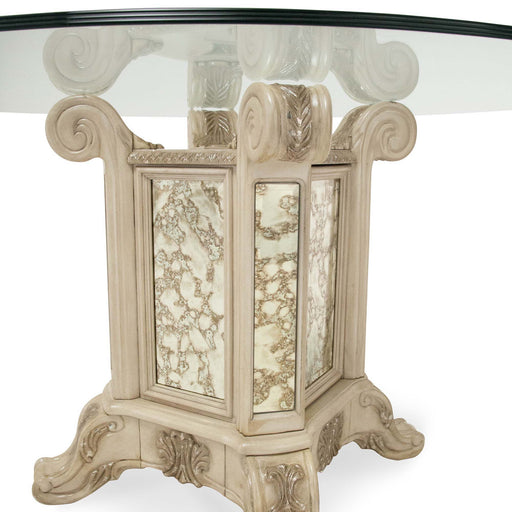 Platine de Royale - Round Dining Table - Champagne Michael Amini