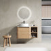 Wall Mounted Bathroom Vanity With Art Sink, 1 Storage Shelf, 2 Soft Close Doors Home Essentials