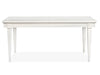 Willowbrook - Extendable Rectangular Dining Table - Egg Shell White Magnussen Furniture