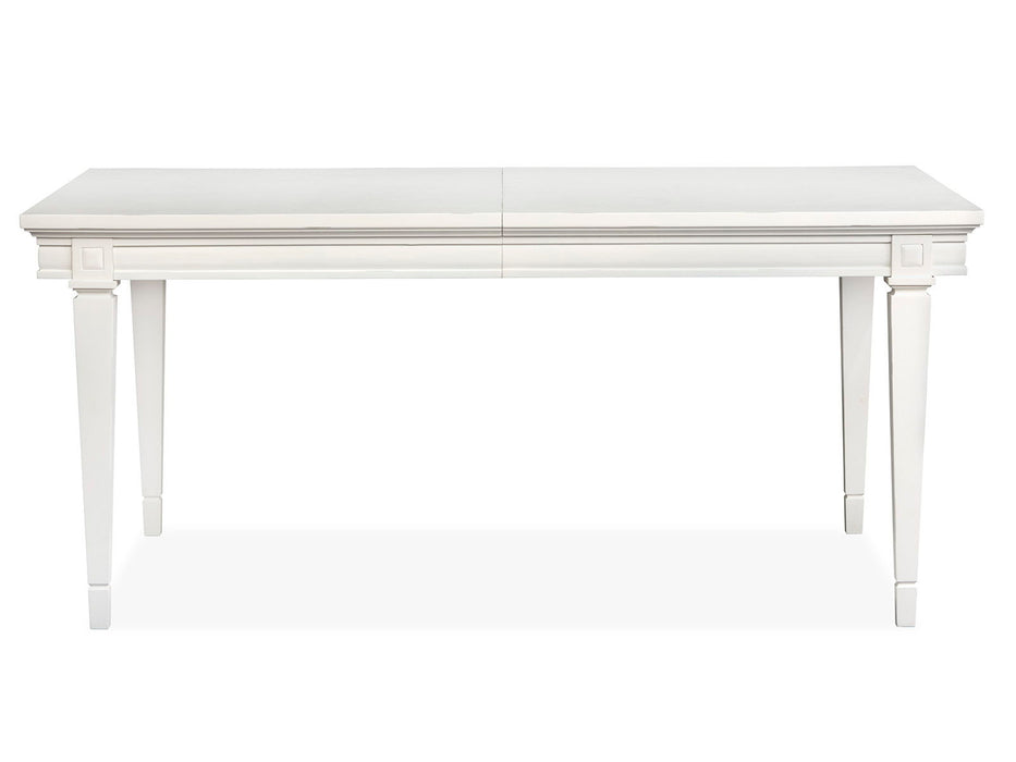 Willowbrook - Extendable Rectangular Dining Table - Egg Shell White Magnussen Furniture