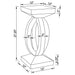 Empire - Square Side End Table - Silver Furniture Max