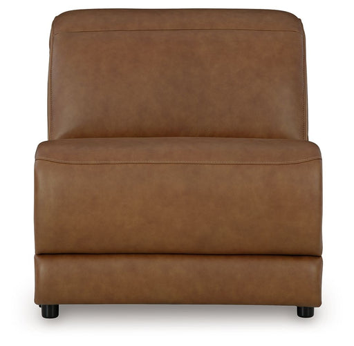 Magic Man - Armless Chair With Manual Headrest - Caramel Signature Design by Ashley®