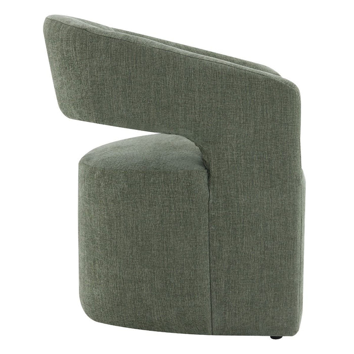 Libni - Arm Chair With Casters - Green Linen ACME