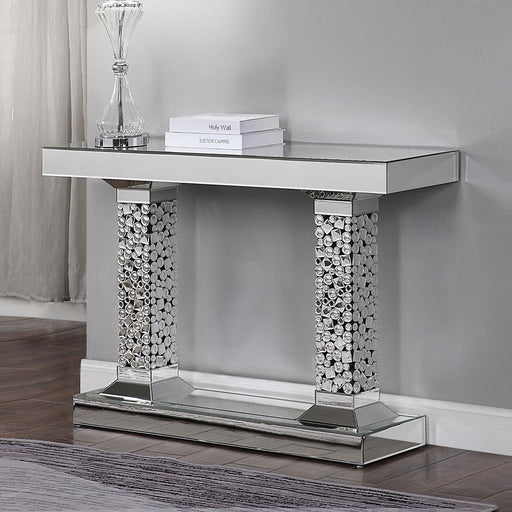 Kachina - Console Table - Mirrored & Faux Gems ACME