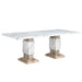 Stacey - Dining Table Set & 4 Chairs Global Furniture USA