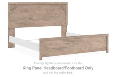 Senniberg - Light Brown - King Panel Headboard/Footboard