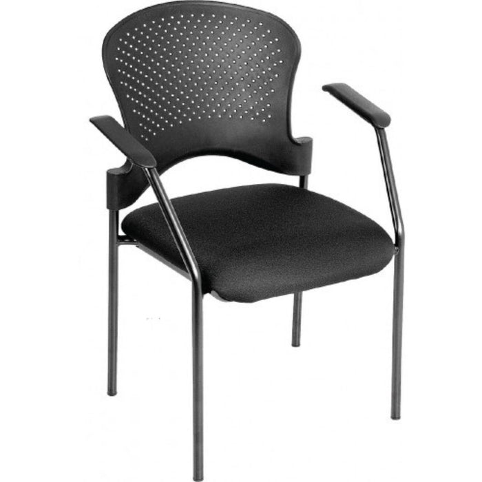 Plastic Office Chair - Black