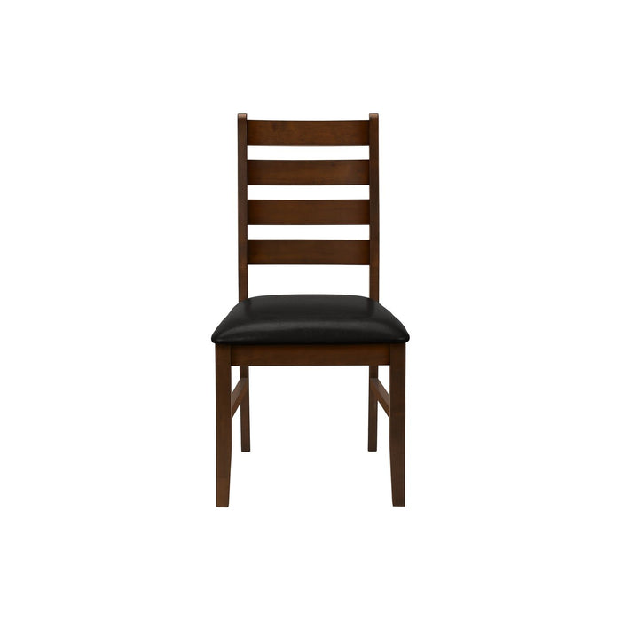Dining Chair, Dining Room, Side, Upholstered, Transitional (Set of 2) - Brown 8th Street