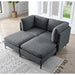 Upholstered Modular Sectional & Tall Legs Home Essentials