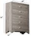 1 Piece Chest With Unique Legs - Natural Home Essentials