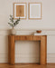 Soba - Straight Console Table - Oak Artisan Furniture