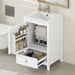 Bathroom Vanity With Sink, Soft Closing Cabinet Door, Storage Rack And Drawer Hearth and Haven