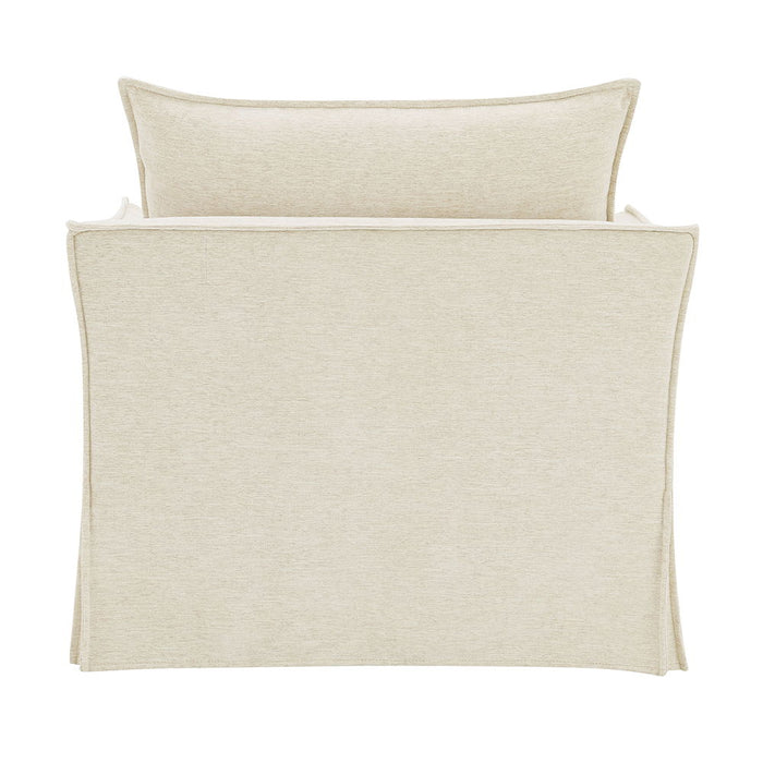 Shane - Chair With 2 Pillows - Beige Linen ACME