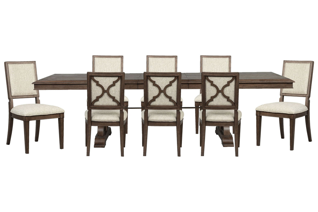 Jubilee - Extendable Trestle Dining Table Set Magnussen Furniture