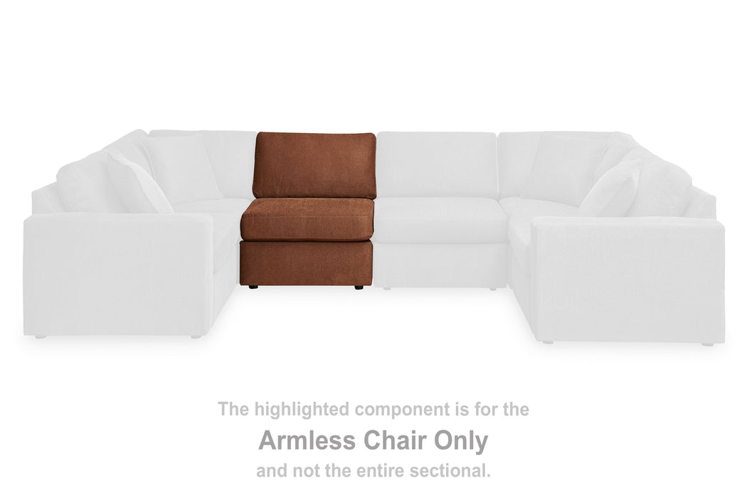 Modmax - Armless Chair - Spice Signature Design by Ashley®