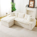 Modular Sofa, Convertible Twin Seat With Chaise Lounge Home Essentials