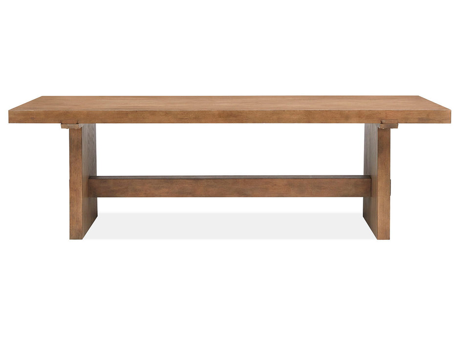Lindon - Trestle Dining Table - Light Brown Magnussen Furniture