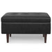 Shay - Large Square Coffee Table Storage Ottoman Mid-Century Style Simpli-Home