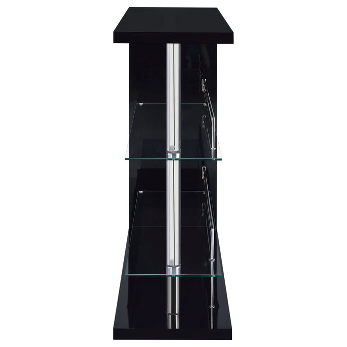 Gilbert - Bar Shelf - Black Furniture Max