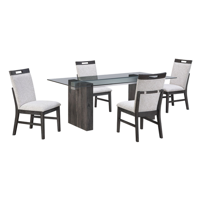Silas - 2 Piece Dining Chair Set - Light Gray Global Furniture USA
