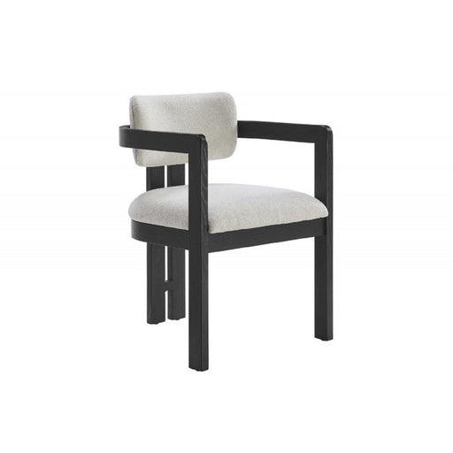 Upholstered Dining Armchair - Black Home Essentials