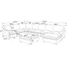 Large Seating Modular Sectional Home Essentials