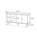 Amidon - TV Stand, With 2 Storage Shelves And 1 Cabinet US Pride
