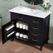 Modern Bathroom Vanity With Sink Top, Flip Drawers, Adjustable Shelf Hearth and Haven