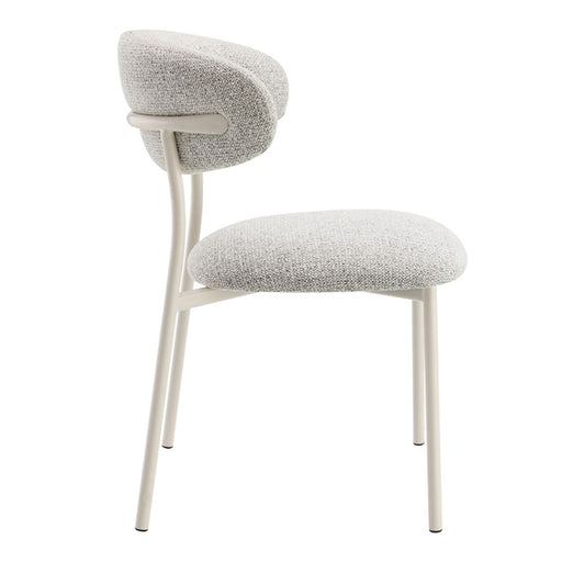Kalam - Side Chair (Set of 2) - Gray Fabric & Beige ACME
