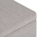 Monroe - Upholstered Storage Ottoman Simpli-Home